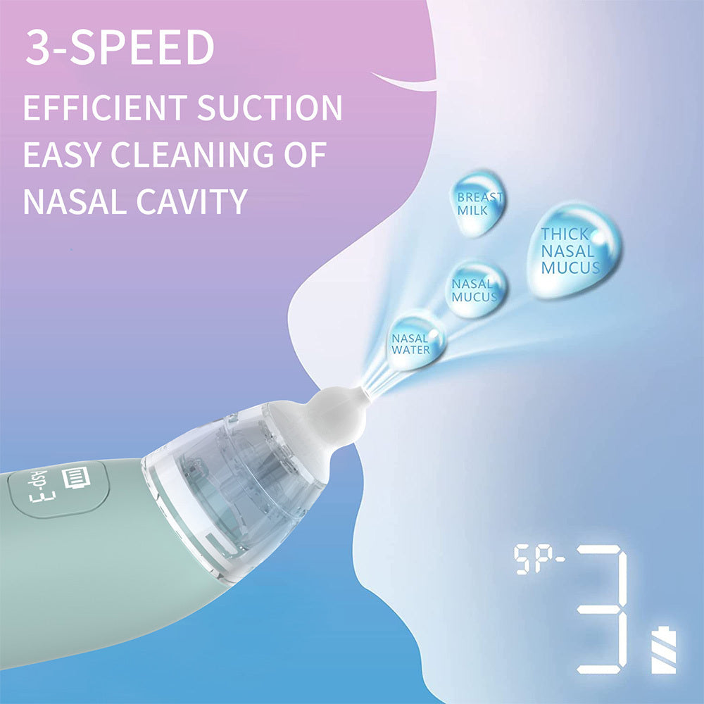 Electric Baby Nasal Aspirator Infants Nose Sucker