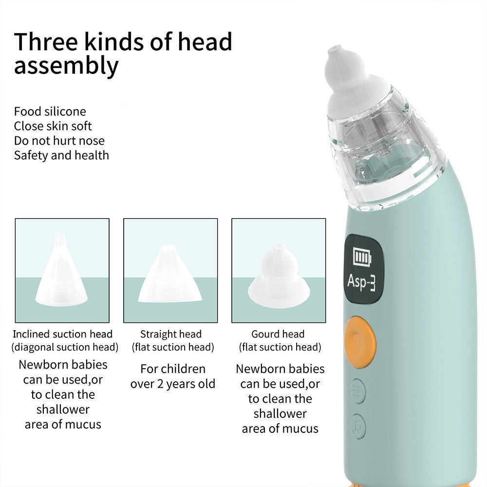 Electric Baby Nasal Aspirator Infants Nose Sucker